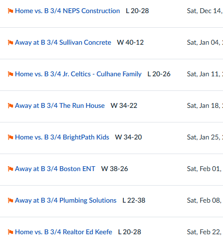 Schedule Schedule